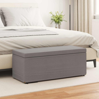 Stolička Taupe 101 X 41 X 40 Cm Látka A Syntetické Dřevo