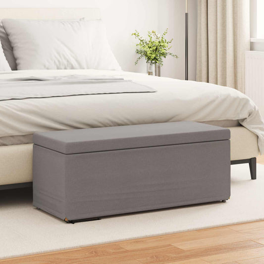 Stolička Taupe 101 X 41 X 40 Cm Látka A Syntetické Dřevo