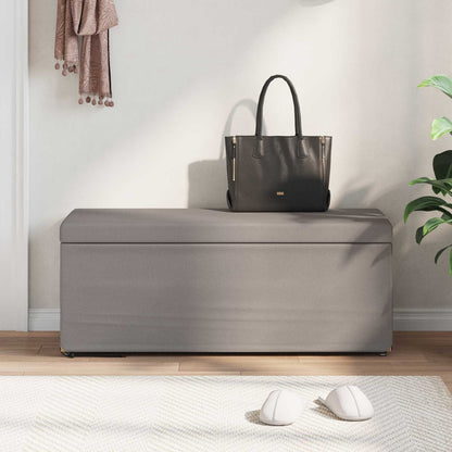Stolička Taupe 101 X 41 X 40 Cm Látka A Syntetické Dřevo