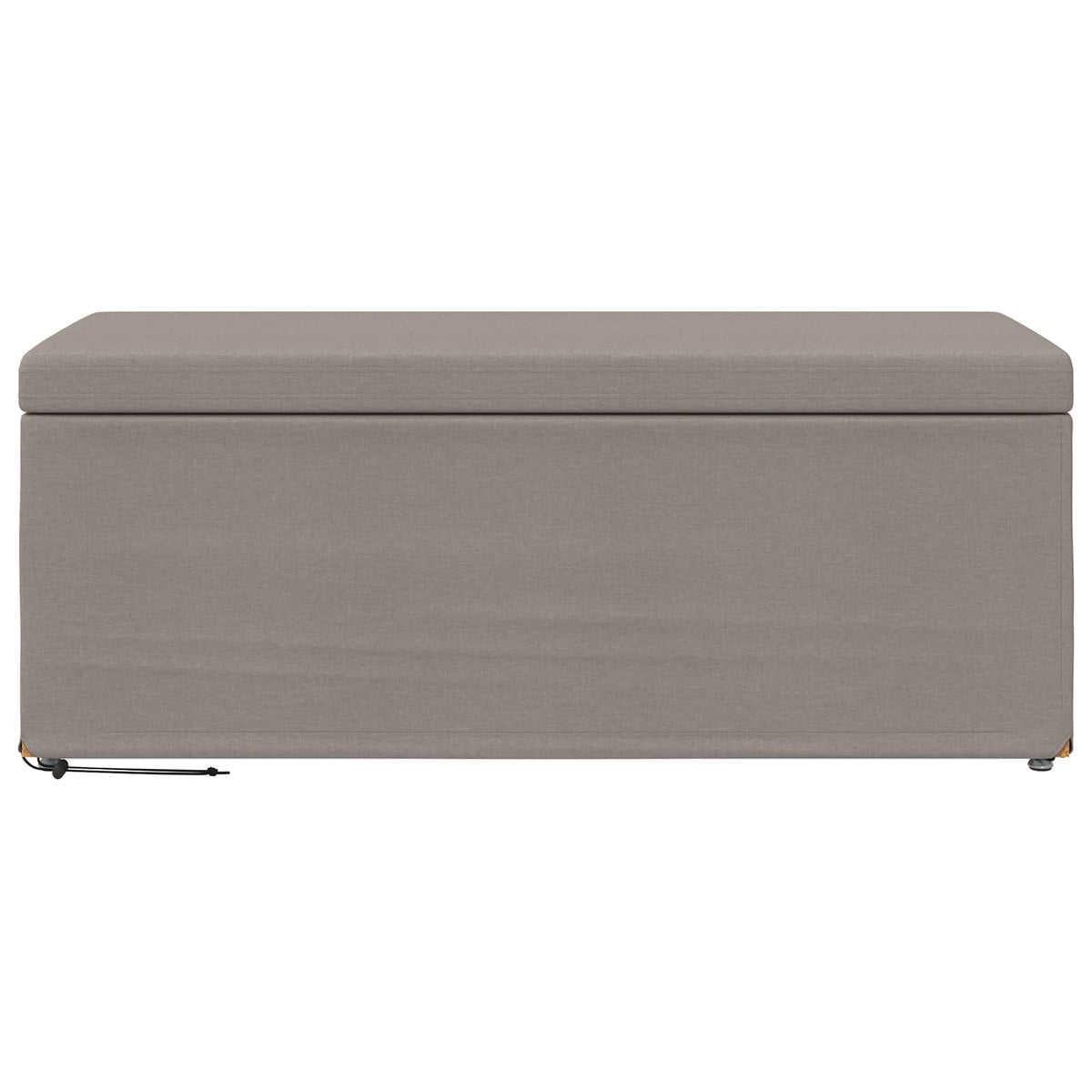 Stolička Taupe 101 X 41 X 40 Cm Látka A Syntetické Dřevo