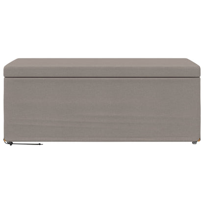 Stolička Taupe 101 X 41 X 40 Cm Látka A Syntetické Dřevo