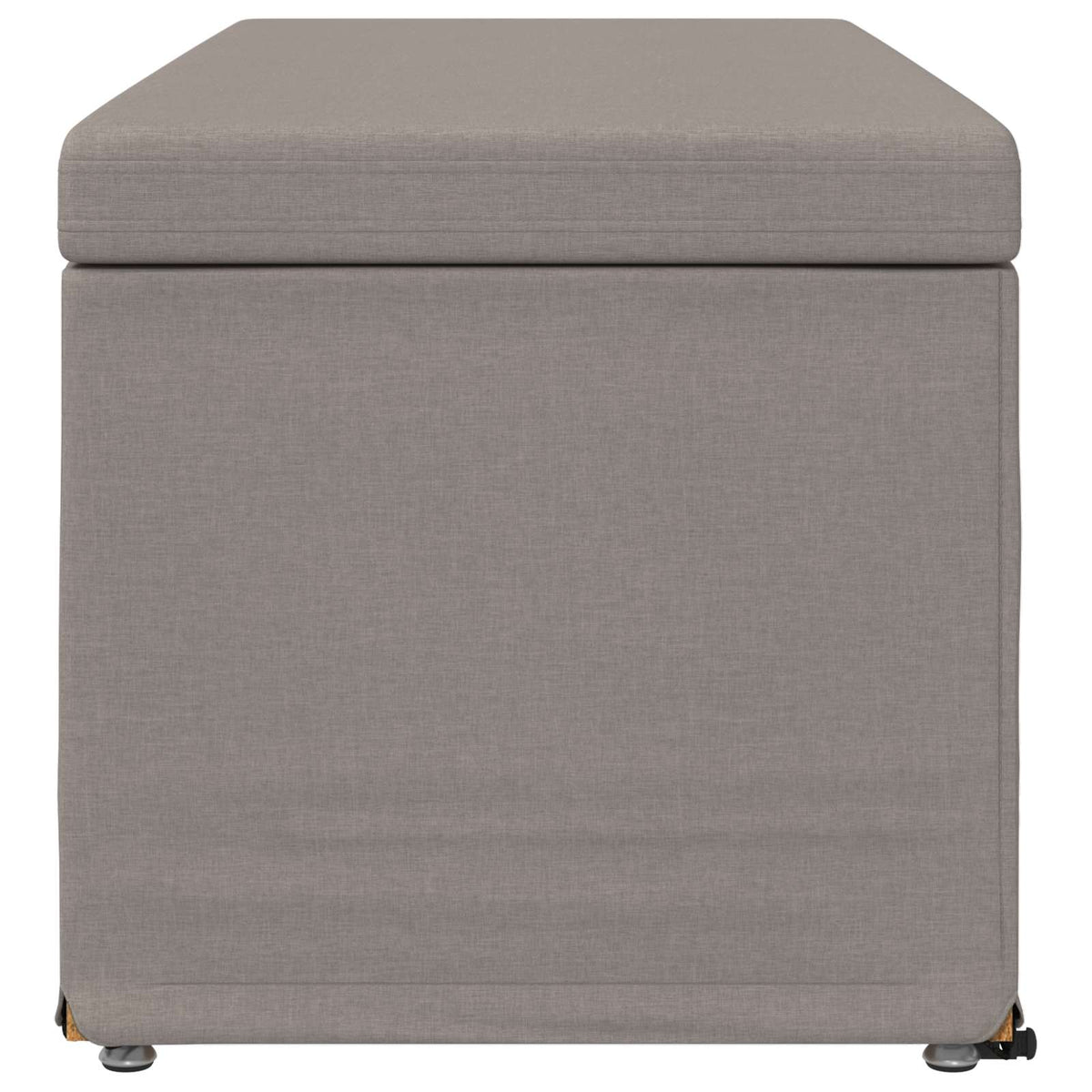 Stolička Taupe 101 X 41 X 40 Cm Látka A Syntetické Dřevo
