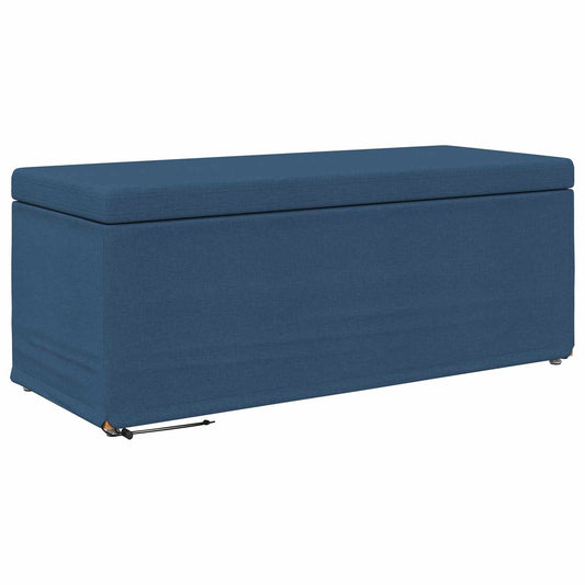 Stolička Modrá 101 X 41 X 40 Cm Látka A Syntetické Dřevo