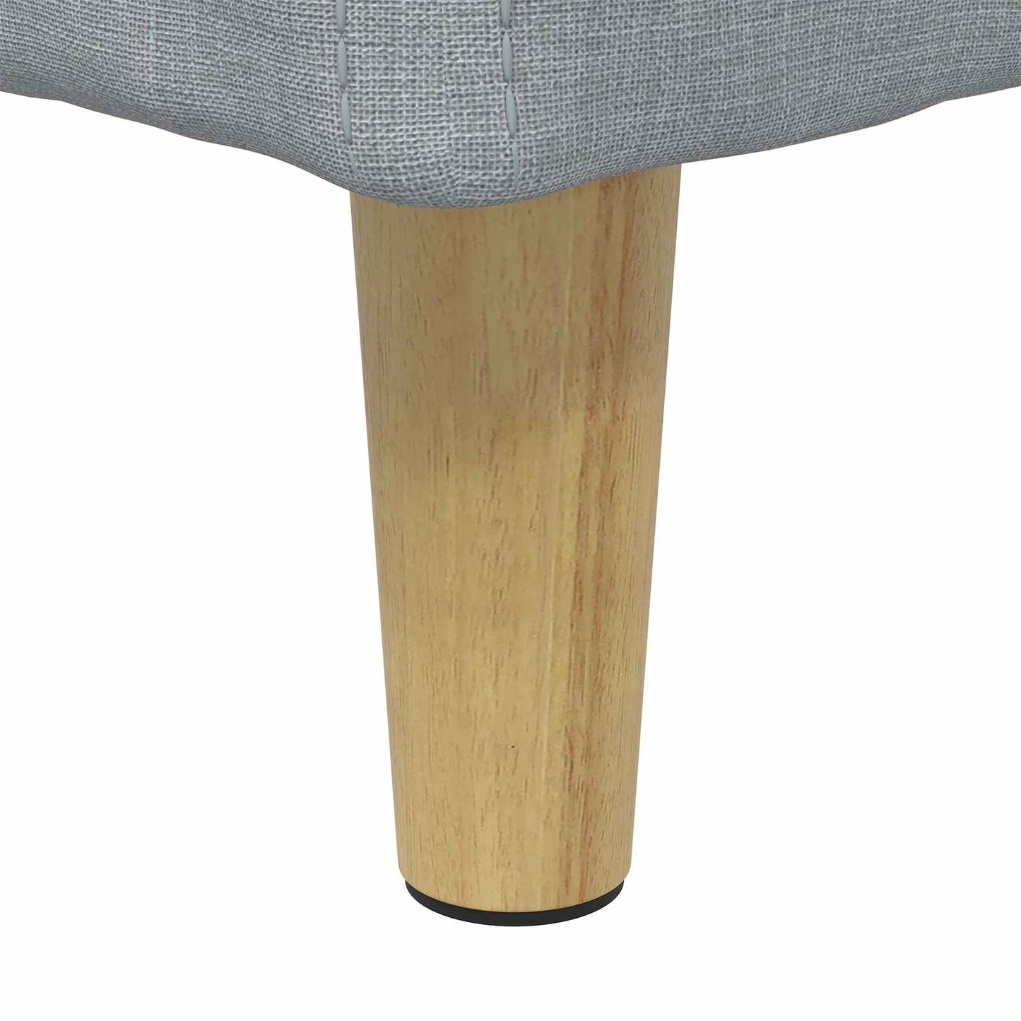 Ottoman S Úložným Prostorem Světle Šedá 40 X 40 X 45 Cm Textil