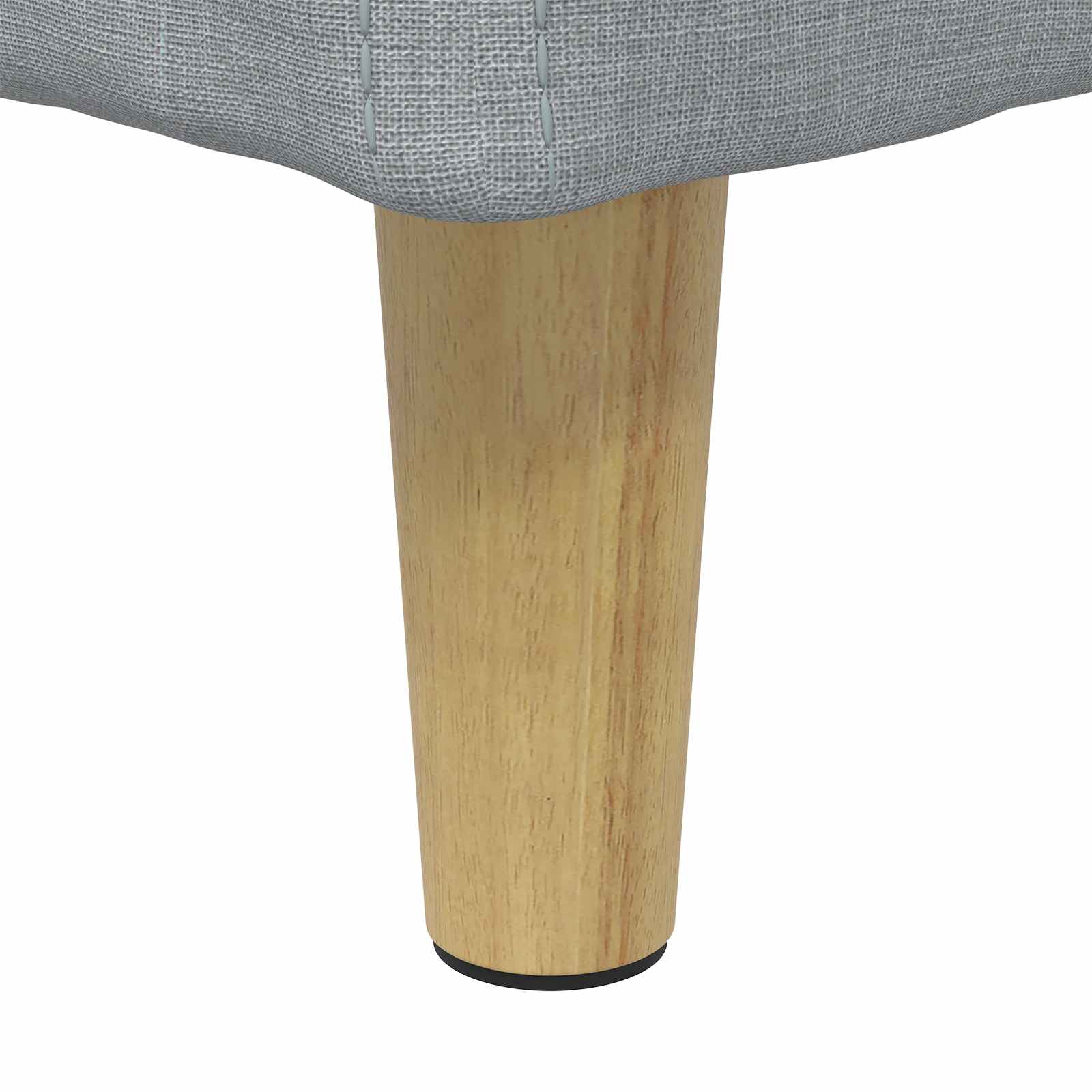 Ottoman S Úložným Prostorem Světle Šedá 40 X 40 X 45 Cm Textil