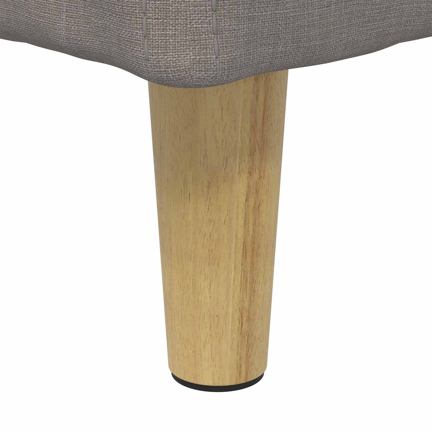 Úložný Taburet S Polštářem Taupe 40 X 40 X 45 Cm Textil