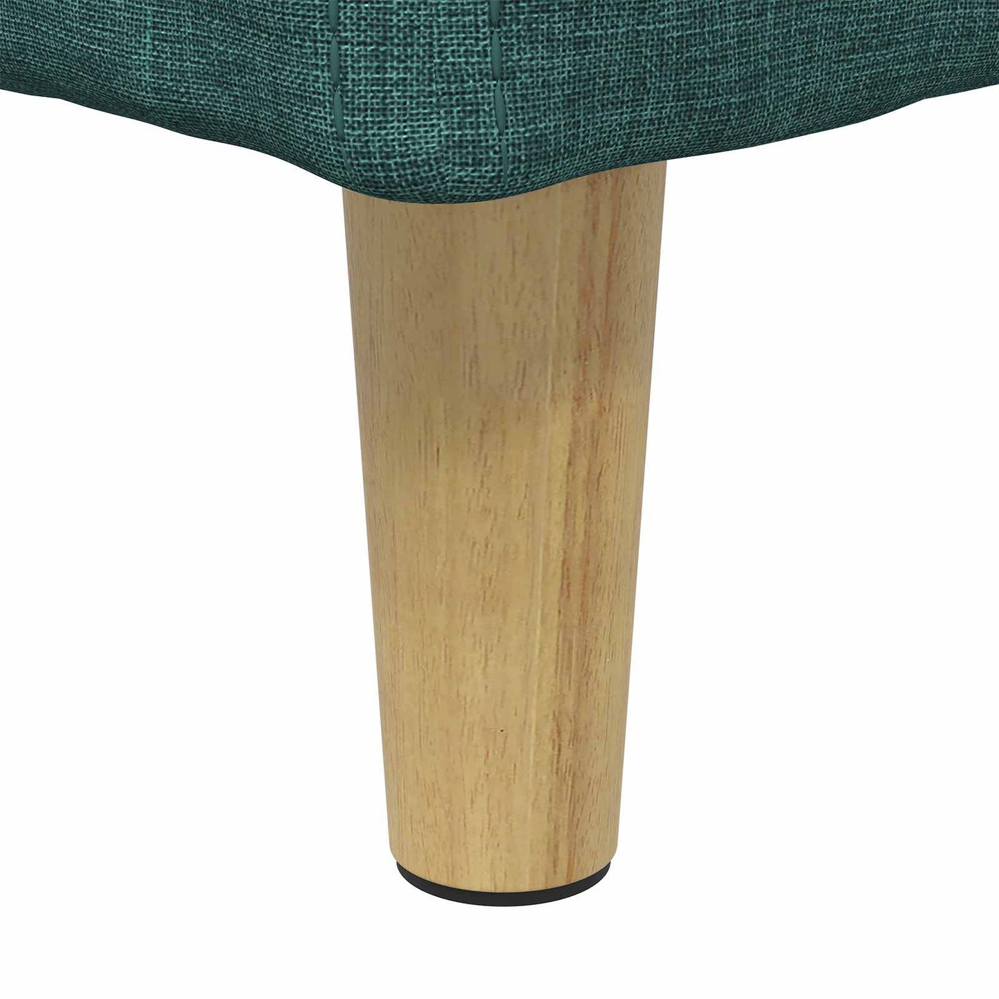 Úložný Taburet S Polštářem Tmavě Zelená 60 X 60 X 45 Cm Textil