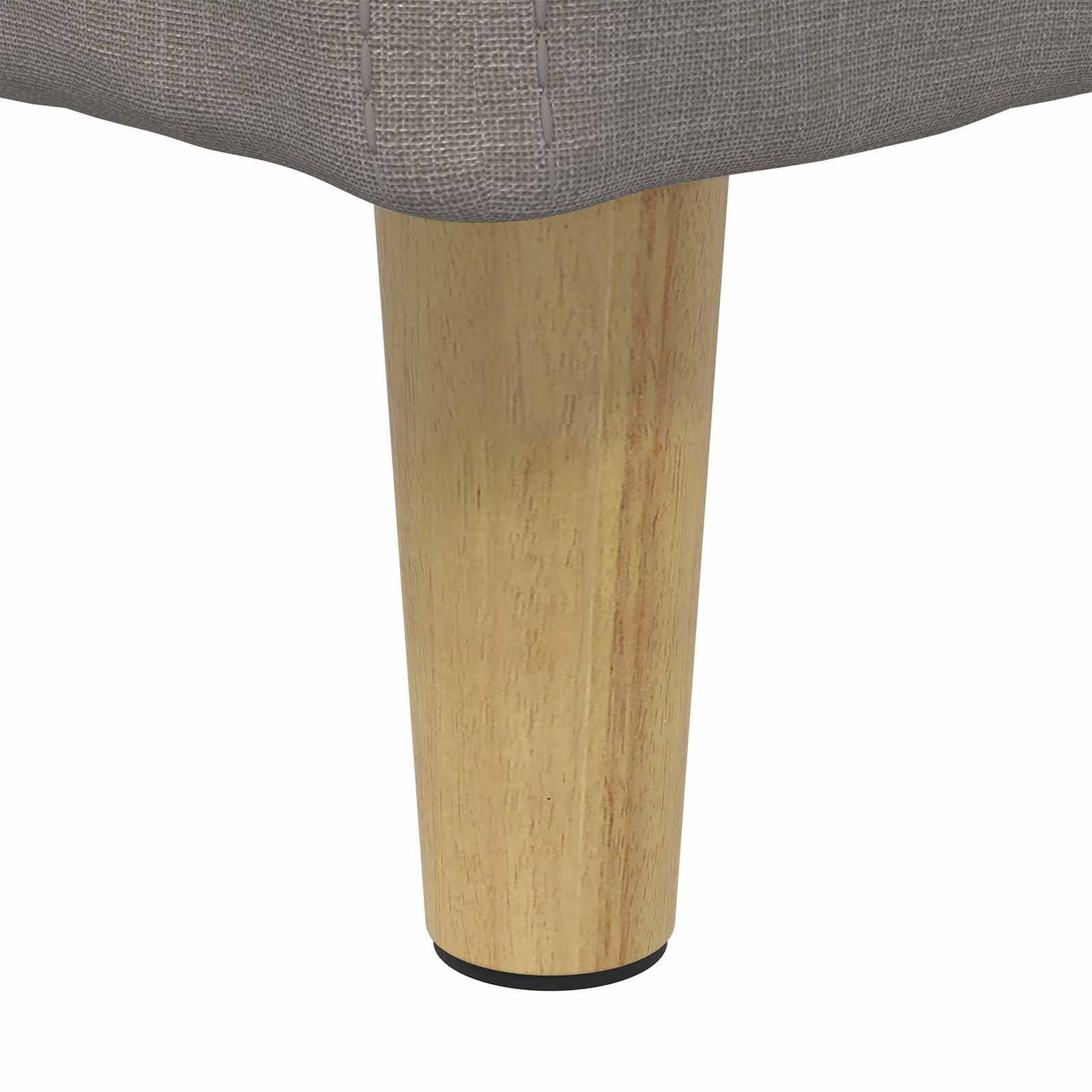 Úložný Taburet S Polštářem Taupe 60 X 60 X 45 Cm Textil