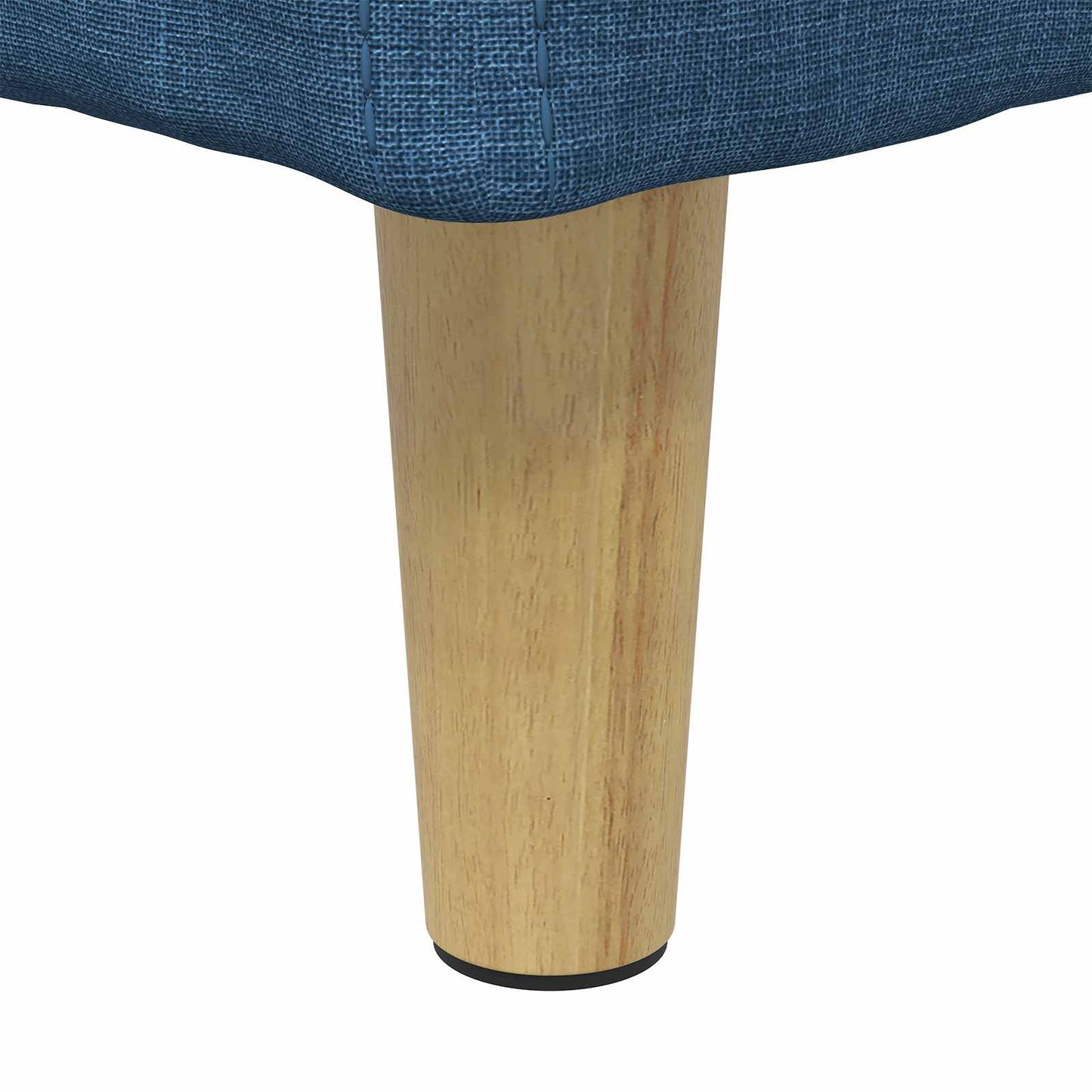 Úložný Taburet S Polštářem Modrá 80 X 80 X 45 Cm Textil