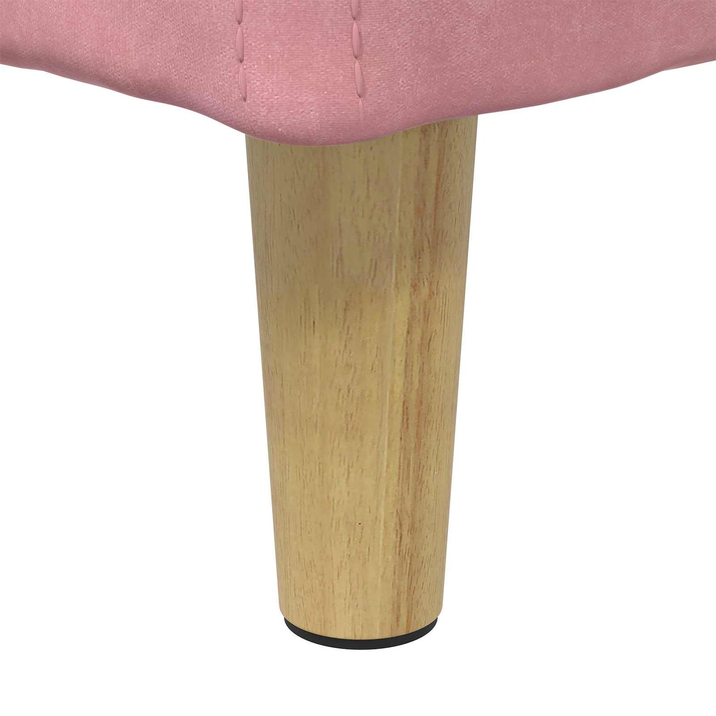 Úložný Taburet S Polštářem Růžová 80 X 80 X 45 Cm Samet