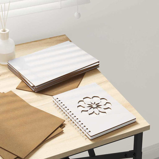 Dekorační Panely 50 Pcs Bílá 15 X 21 X 0.27 Cm Kompozitní Dřevo