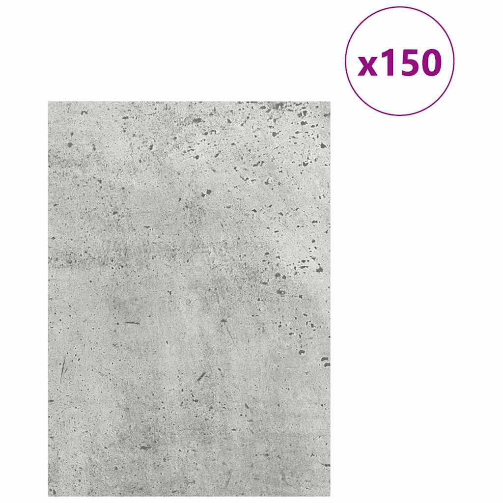 Dekorační Panely 150 Pcs Betonově Šedá 15 X 21 X 0.27 Cm