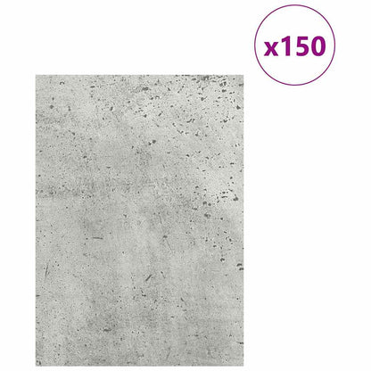 Dekorační Panely 150 Pcs Betonově Šedá 15 X 21 X 0.27 Cm