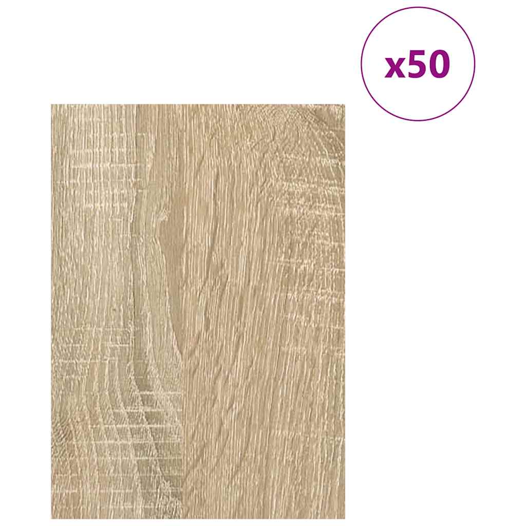 Dekorační Panely 50 Pcs Sonoma Dub 21 X 30 X 0,27 Cm