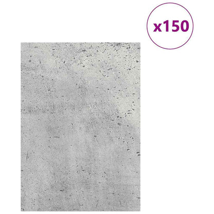 Dekorační Panely 150 Pcs Betonově Šedá 21 X 30 X 0,27 Cm