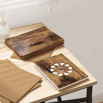Dekorační Panely 150 Pcs Kouřový Dub 21 X 30 X 0,27 Cm