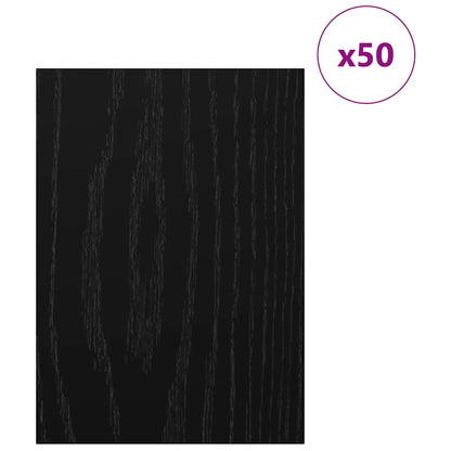 Dekorační Panely 50 Pcs Černý Dub 30 X 42 X 0.27 Cm