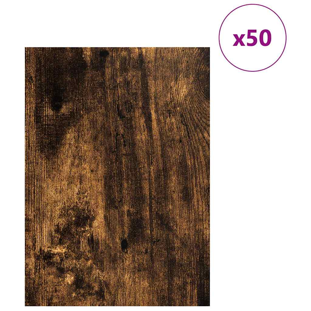 Dekorační Panely 50 Pcs Kouřový Dub 30 X 42 X 0.27 Cm