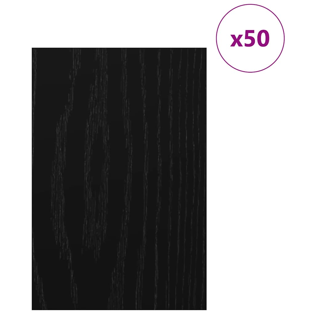 Dekorační Panely 50 Pcs Černý Dub 40 X 60 X 0,27 Cm