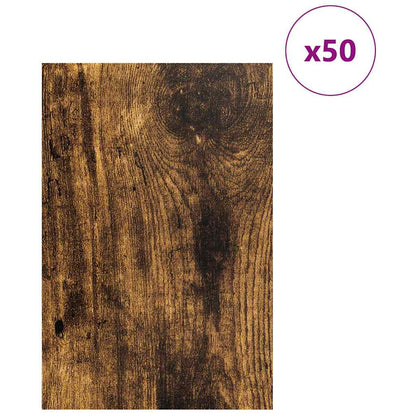 Dekorační Panely 50 Pcs Kouřový Dub 40 X 60 X 0,27 Cm