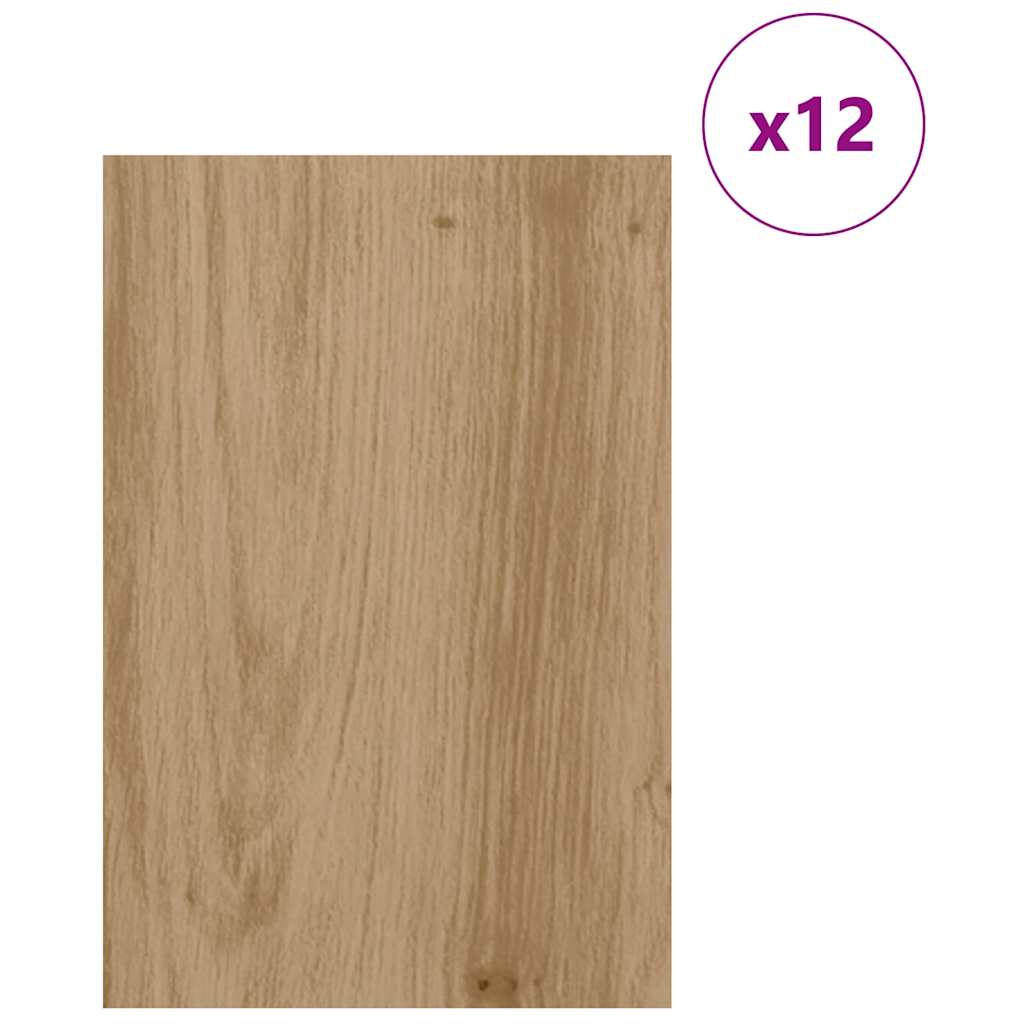 Dekorační Panely 12 Pcs Artisanový Dub 40 X 60 X 0,27 Cm