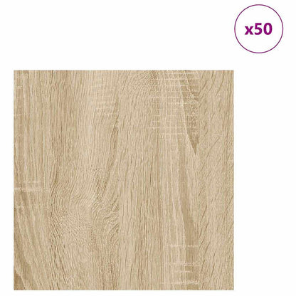 Dekorační Panely 50 Pcs Sonoma Dub 30 X 30 X 0.27 Cm