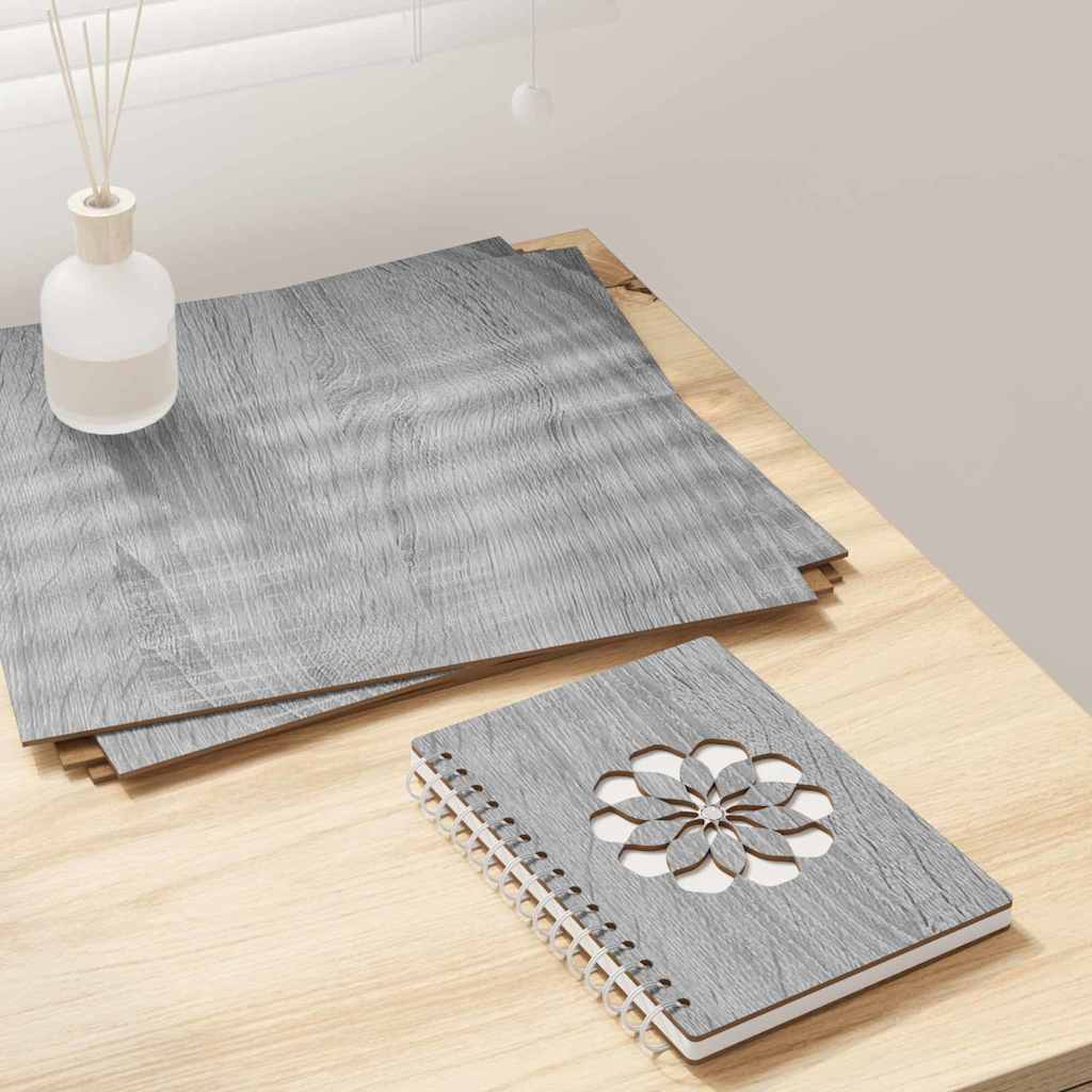 Dekorační Panely 12 Pcs Šedá Sonoma 30 X 30 X 0.27 Cm