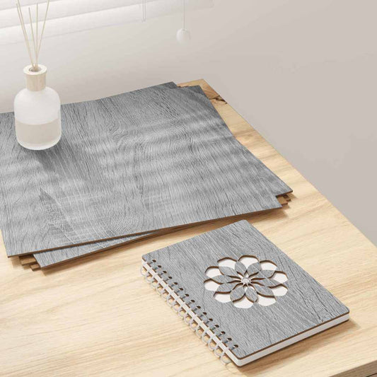 Dekorační Panely 12 Pcs Šedá Sonoma 30 X 30 X 0.27 Cm