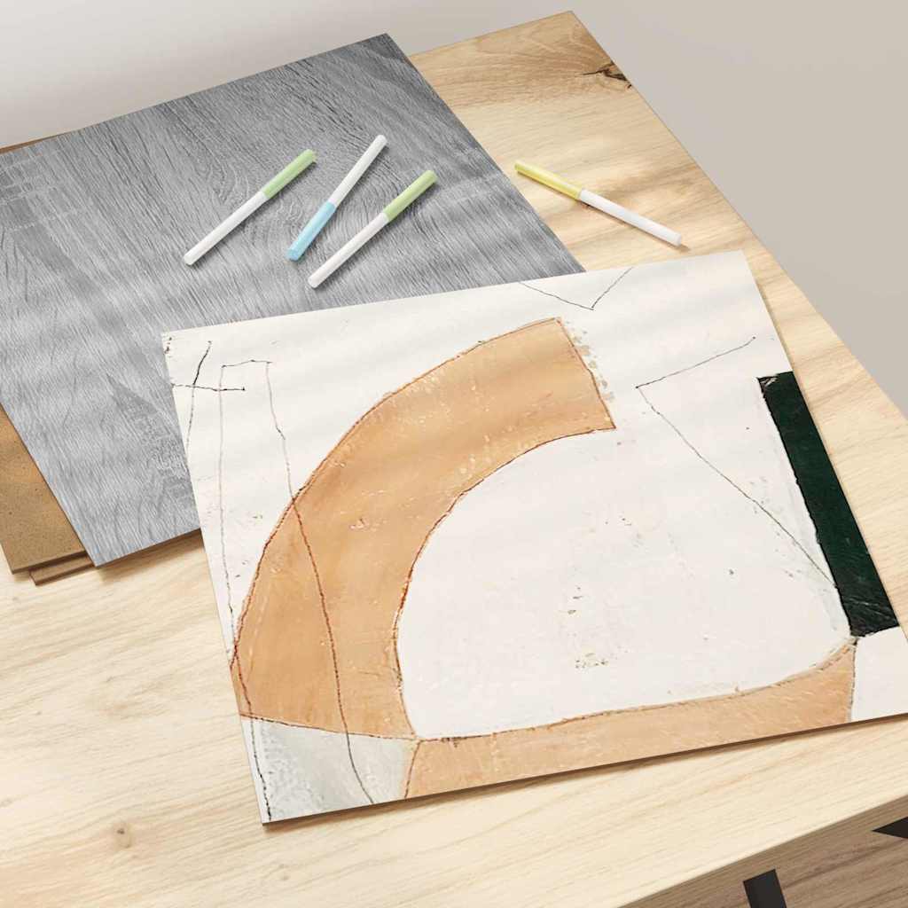 Dekorační Panely 12 Pcs Šedá Sonoma 30 X 30 X 0.27 Cm