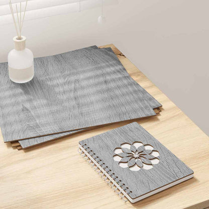 Dekorační Panely 50 Pcs Šedá Sonoma 30 X 30 X 0.27 Cm