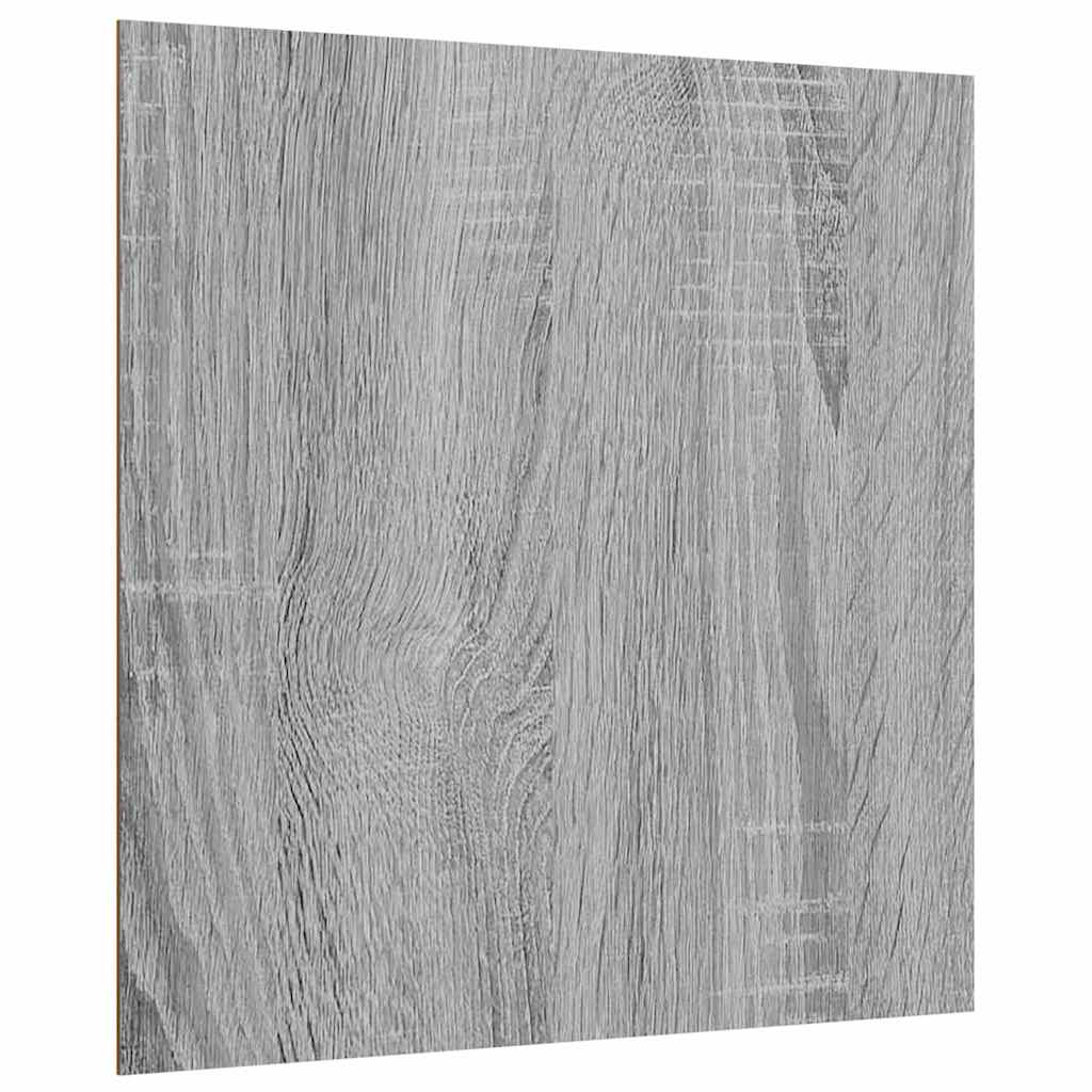 Dekorační Panely 50 Pcs Šedá Sonoma 30 X 30 X 0.27 Cm