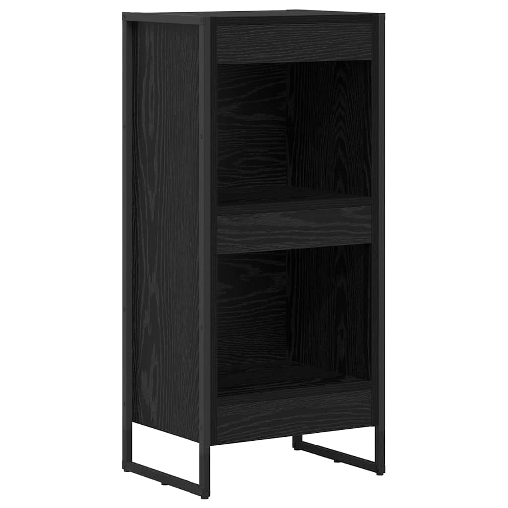 Knihovna 40 X 30 X 86,5 Cm Kompozitní Dřevo Černý Dub