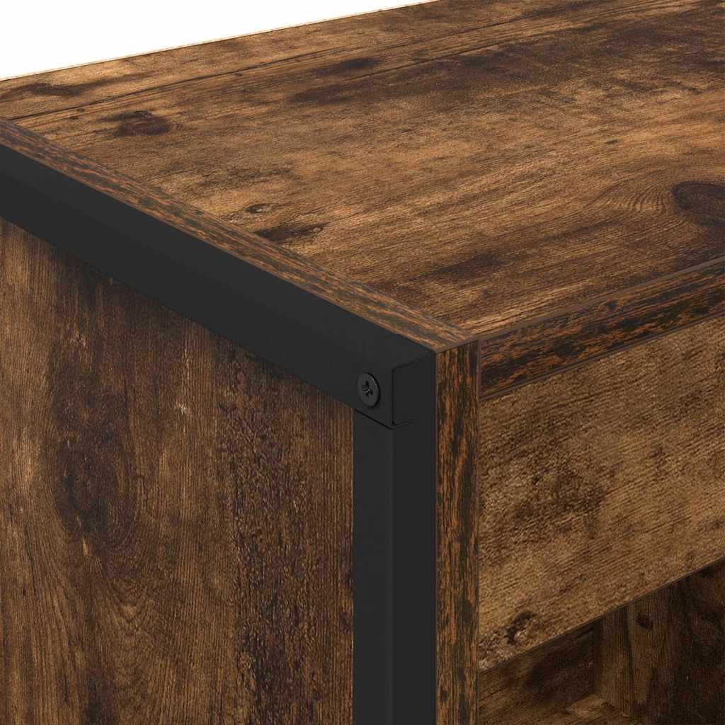 Knihovna 40 X 30 X 86,5 Cm Kompozitní Dřevo Kouřový Dub