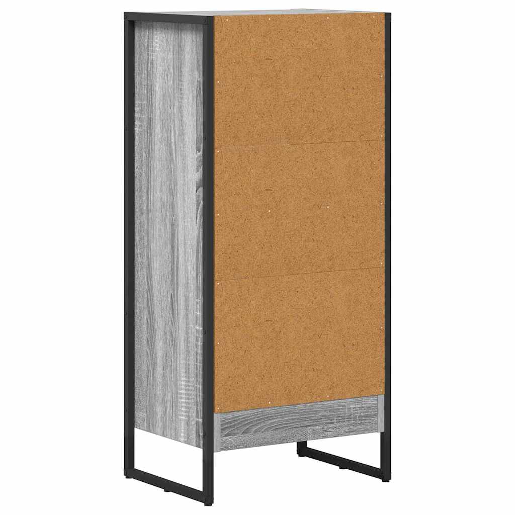 Knihovna 40 X 30 X 86,5 Cm Kompozitní Dřevo Šedá Sonoma