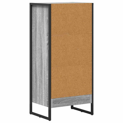 Knihovna 40 X 30 X 86,5 Cm Kompozitní Dřevo Šedá Sonoma