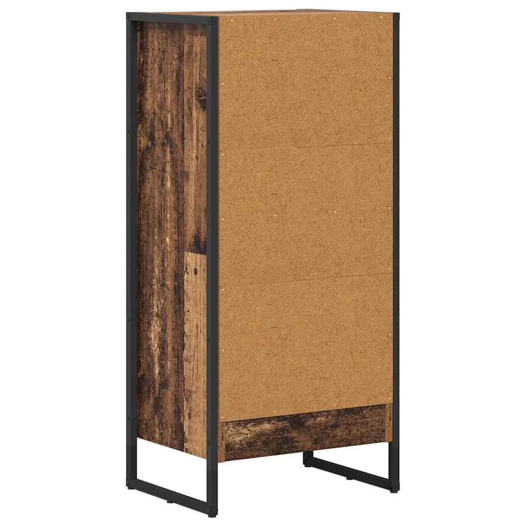 Knihovna 40 X 30 X 86,5 Cm Kompozitní Dřevo Staré Dřevo