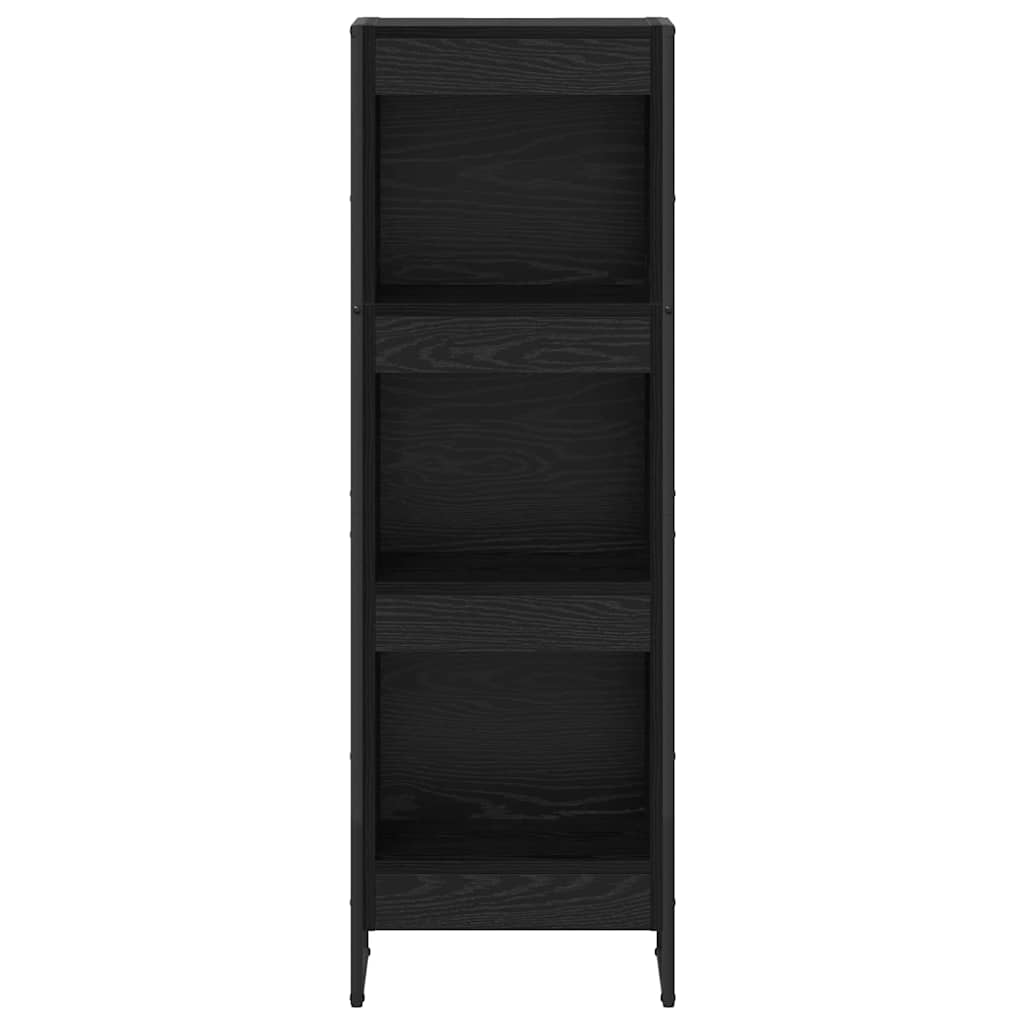 Knihovna 40 X 30 X 121 Cm Kompozitní Dřevo Černý Dub