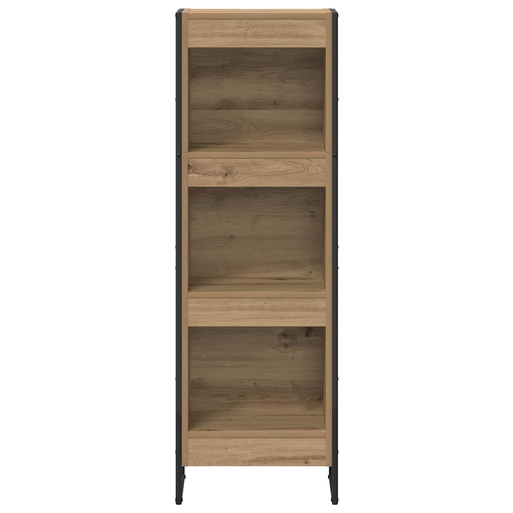 Knihovna 40 X 30 X 121 Cm Kompozitní Dřevo Umělecký Dub