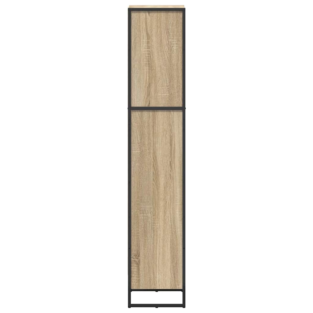 Knihovna 40 X 30 X 155 Cm Kompozitní Dřevo Sonoma