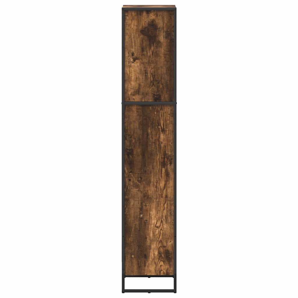 Knihovna 40 X 30 X 155 Cm Kompozitní Dřevo Kouřový Dub