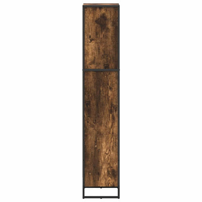 Knihovna 40 X 30 X 155 Cm Kompozitní Dřevo Kouřový Dub
