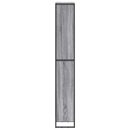 Knihovna 40 X 30 X 189,5 Cm Kompozitní Dřevo Šedá Sonoma