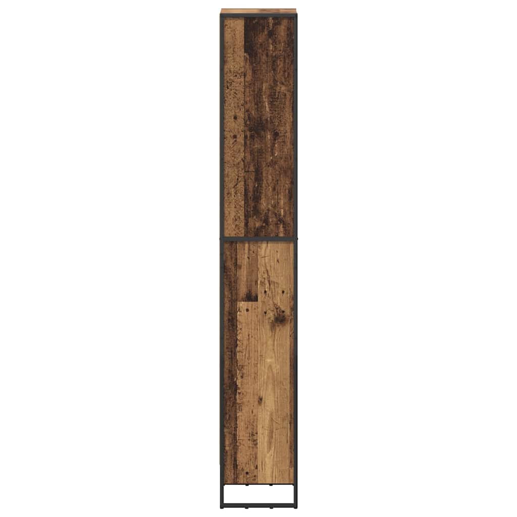 Knihovna 40 X 30 X 189,5 Cm Kompozitní Dřevo Staré Dřevo