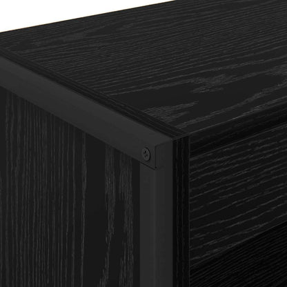 Knihovna 60 X 30 X 86,5 Cm Kompozitní Dřevo Černý Dub
