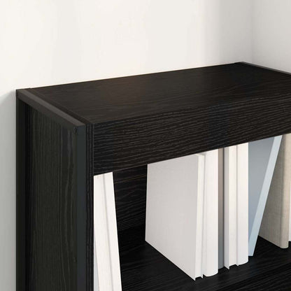 Knihovna 60 X 30 X 86,5 Cm Kompozitní Dřevo Černý Dub