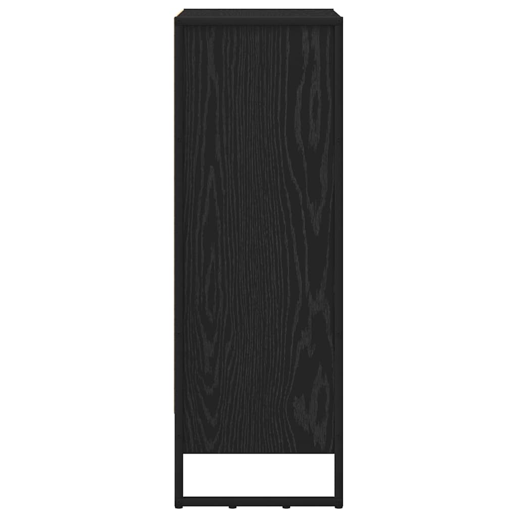 Knihovna 60 X 30 X 86,5 Cm Kompozitní Dřevo Černý Dub