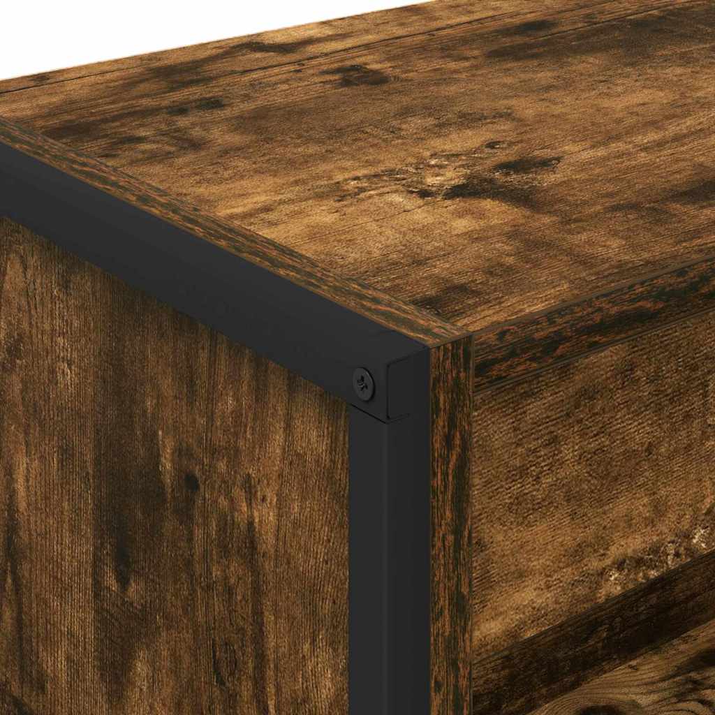 Knihovna 60 X 30 X 86,5 Cm Kompozitní Dřevo Kouřový Dub
