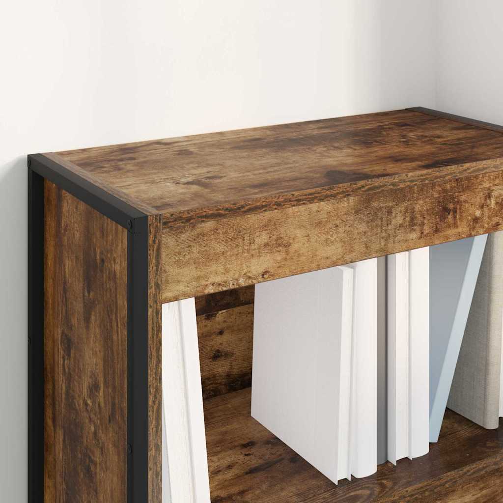 Knihovna 60 X 30 X 86,5 Cm Kompozitní Dřevo Kouřový Dub