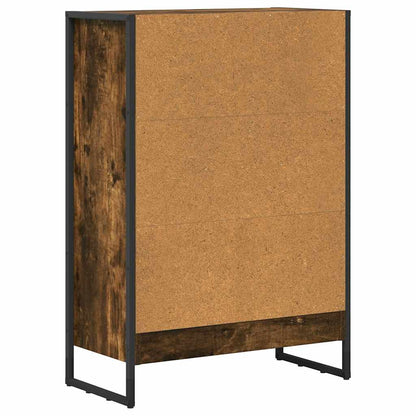 Knihovna 60 X 30 X 86,5 Cm Kompozitní Dřevo Kouřový Dub