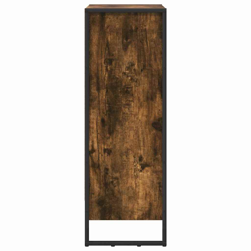 Knihovna 60 X 30 X 86,5 Cm Kompozitní Dřevo Kouřový Dub
